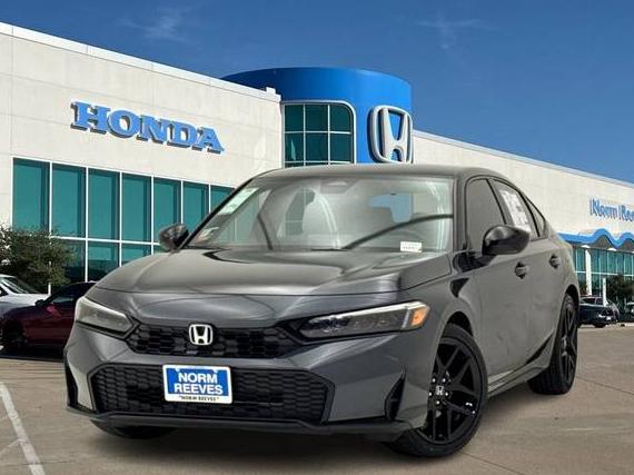 HONDA CIVIC 2025 19XFL2H8XSE034268 image