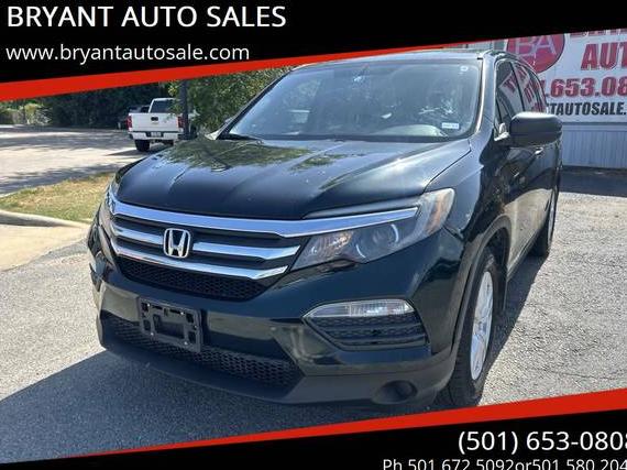 HONDA PILOT 2016 5FNYF5H19GB011196 image