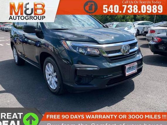 HONDA PILOT 2019 5FNYF6H11KB008405 image