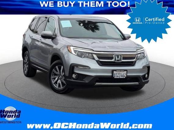 HONDA PILOT 2021 5FNYF5H36MB008575 image