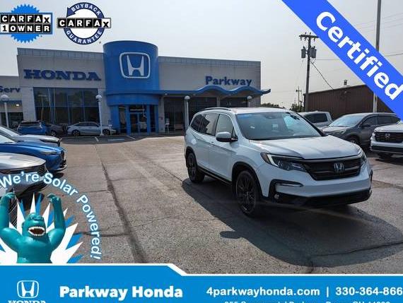 HONDA PILOT 2021 5FNYF6H24MB086415 image