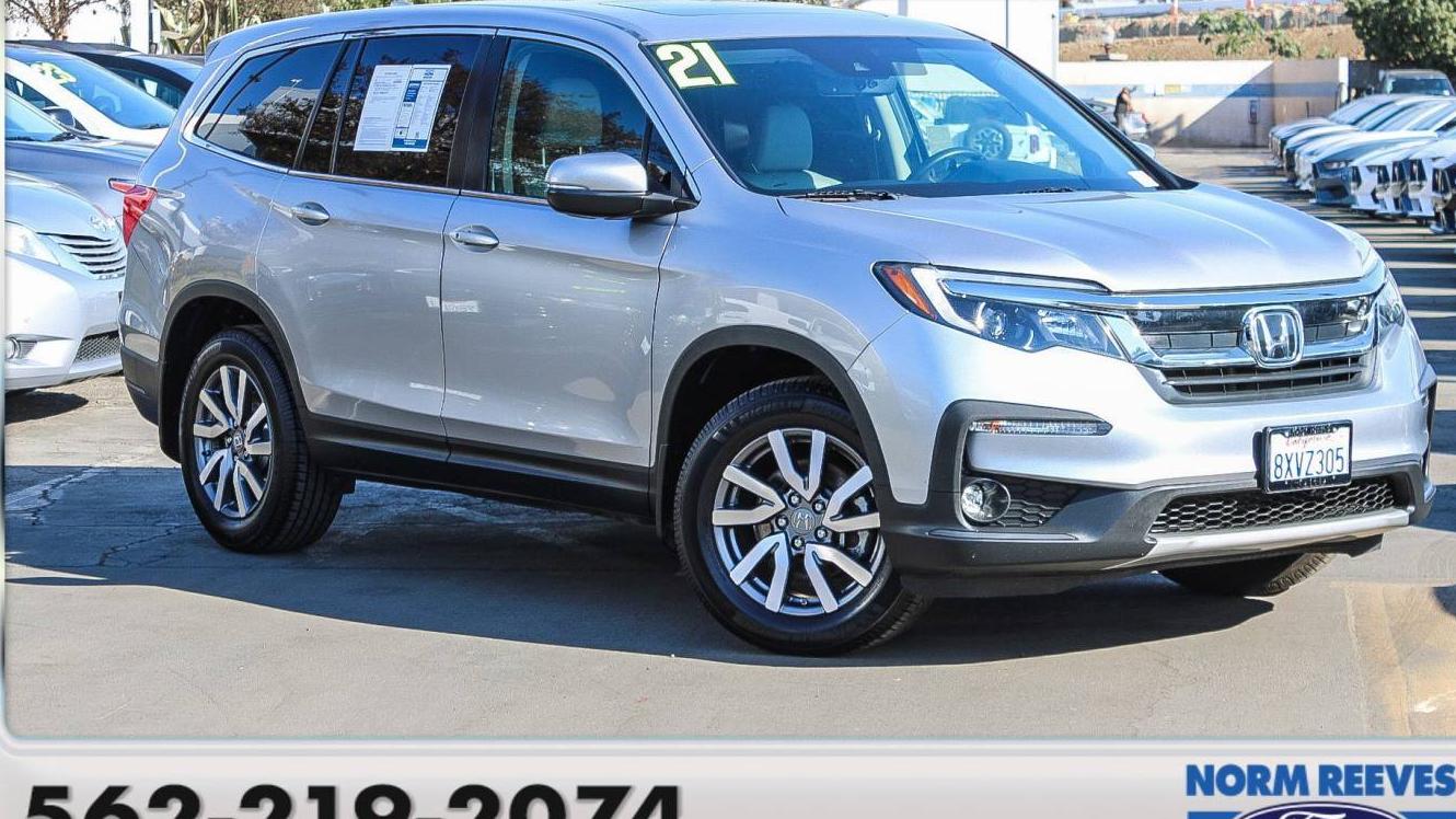 HONDA PILOT 2021 5FNYF5H57MB044180 image