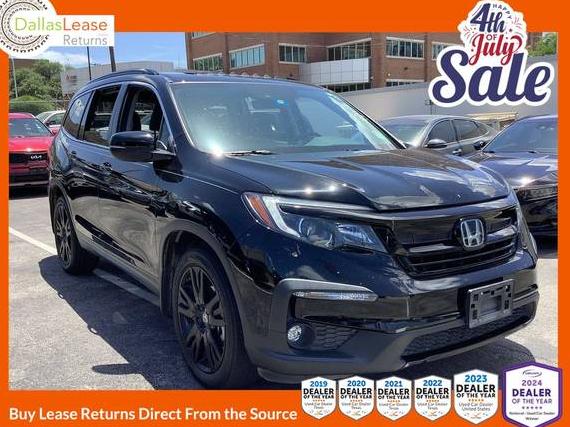 HONDA PILOT 2021 5FNYF5H24MB007917 image
