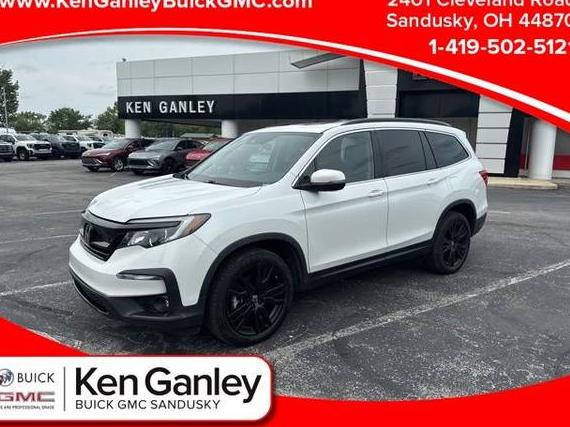 HONDA PILOT 2021 5FNYF6H27MB097392 image