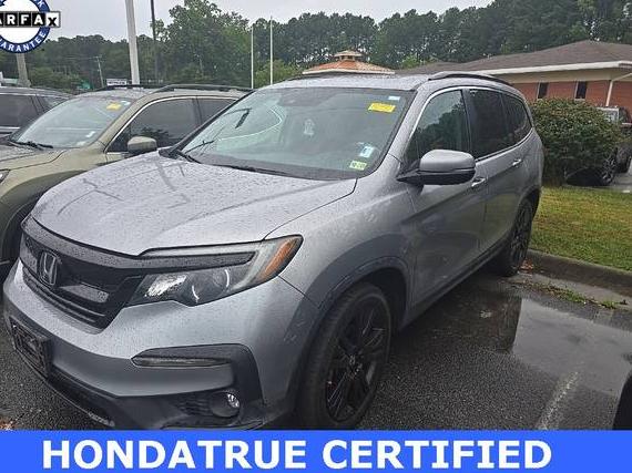 HONDA PILOT 2021 5FNYF5H22MB005499 image