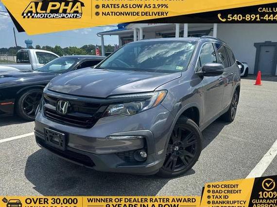 HONDA PILOT 2021 5FNYF6H28MB021292 image
