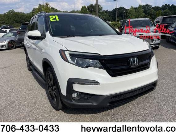 HONDA PILOT 2021 5FNYF5H28MB009301 image