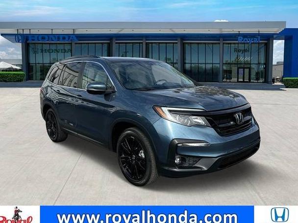 HONDA PILOT 2021 5FNYF5H22MB044433 image