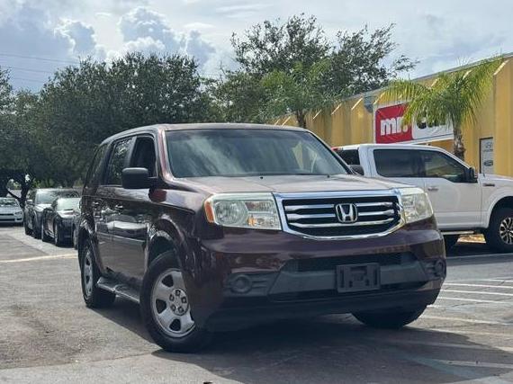 HONDA PILOT 2012 5FNYF4H25CB015615 image