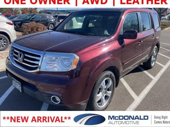 HONDA PILOT 2012 5FNYF4H5XCB048913 image