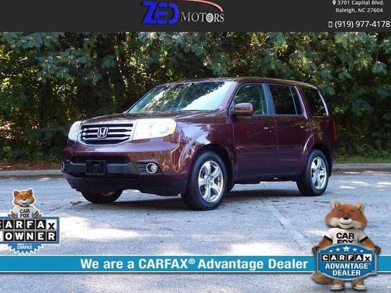 HONDA PILOT 2012 5FNYF4H6XCB078566 image