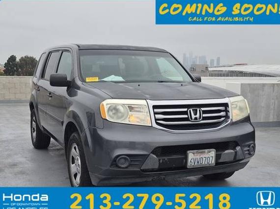 HONDA PILOT 2012 5FNYF3H20CB032879 image