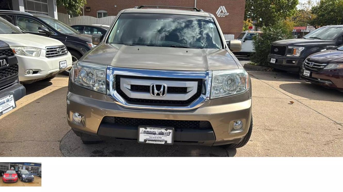 HONDA PILOT 2011 5FNYF4H56BB062385 image