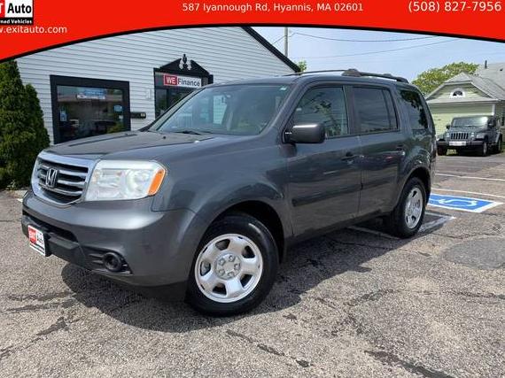 HONDA PILOT 2013 5FNYF4H21DB014320 image
