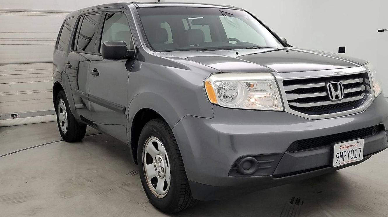 HONDA PILOT 2013 5FNYF4H27DB052411 image