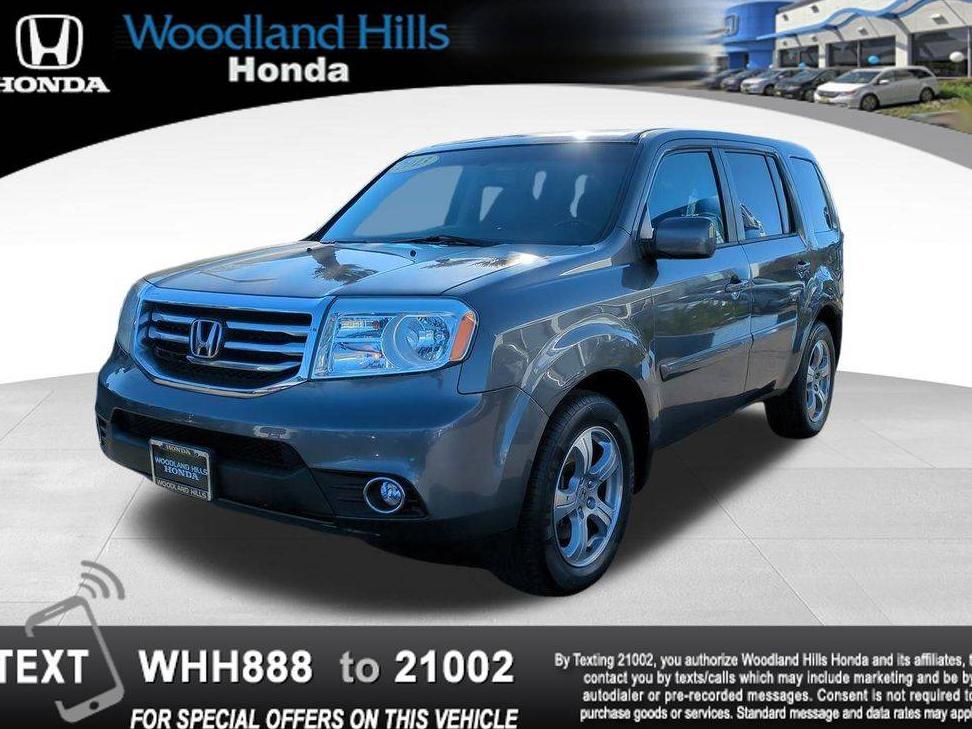 HONDA PILOT 2013 5FNYF3H54DB035697 image