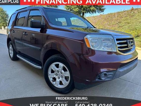 HONDA PILOT 2013 5FNYF3H24DB005430 image