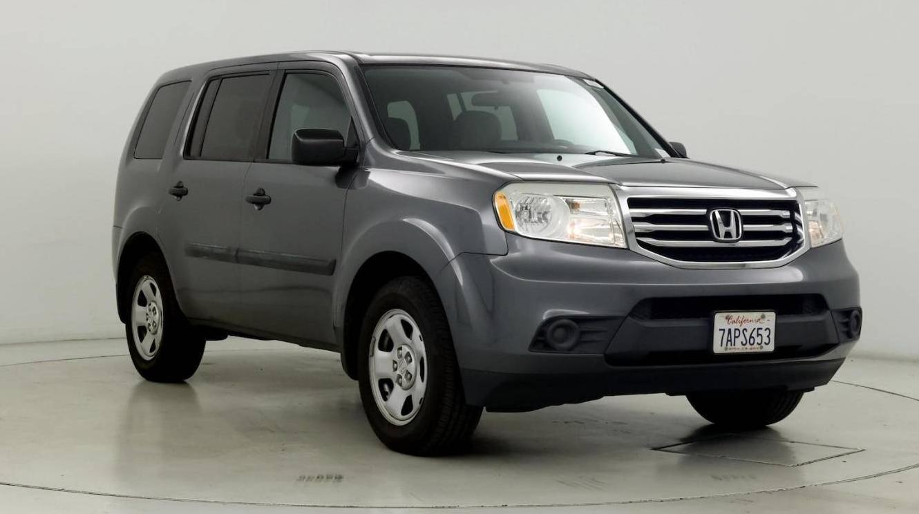 HONDA PILOT 2013 5FNYF3H20DB025335 image