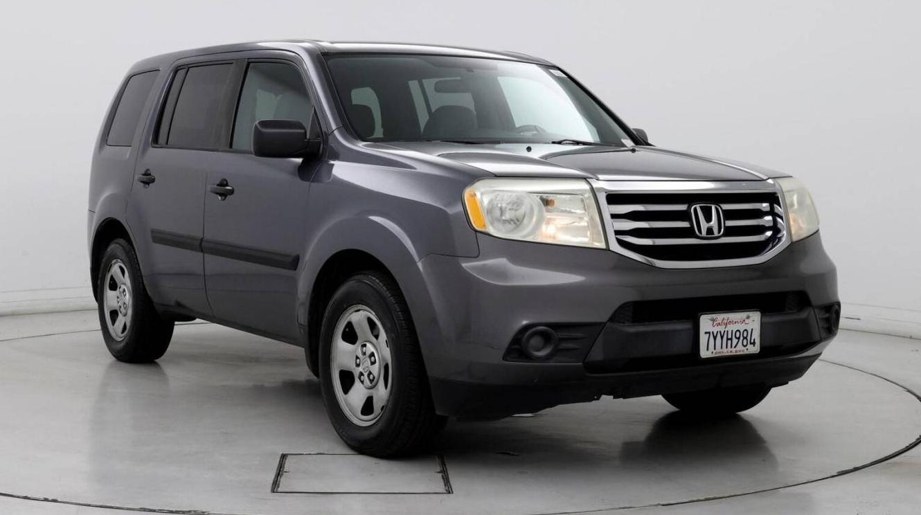 HONDA PILOT 2013 5FNYF4H22DB052445 image