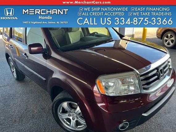 HONDA PILOT 2013 5FNYF3H49DB018837 image