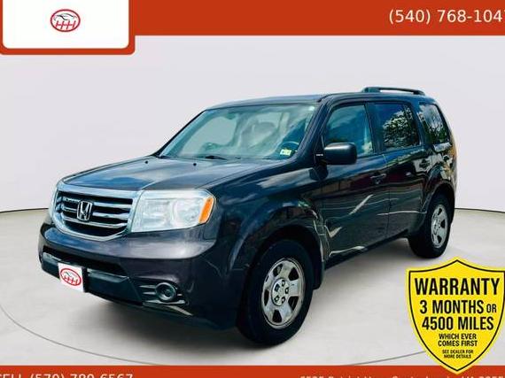 HONDA PILOT 2014 5FNYF4H22EB009001 image