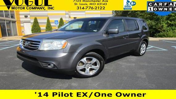 HONDA PILOT 2014 5FNYF3H40EB021093 image