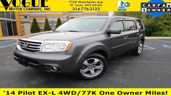 HONDA PILOT 2014 5FNYF4H53EB044303 image