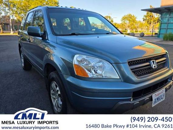 HONDA PILOT 2005 2HKYF18545H552893 image