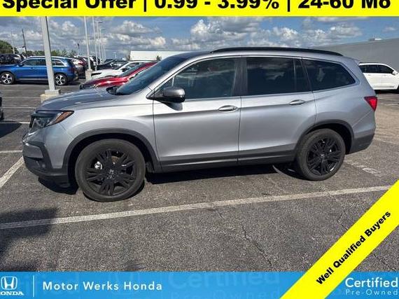 HONDA PILOT 2022 5FNYF6H28NB074995 image