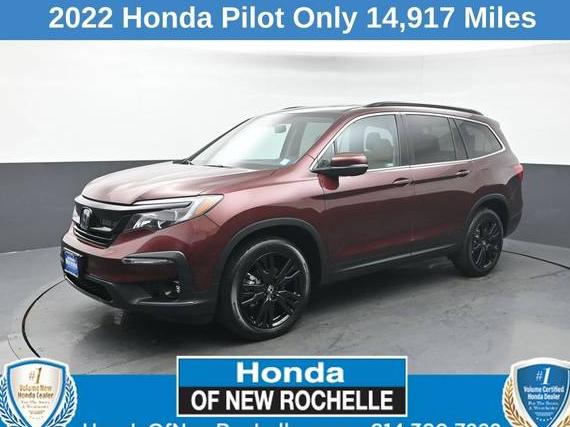 HONDA PILOT 2022 5FNYF6H28NB089156 image