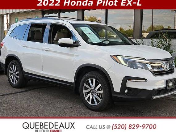 HONDA PILOT 2022 5FNYF6H51NB017189 image