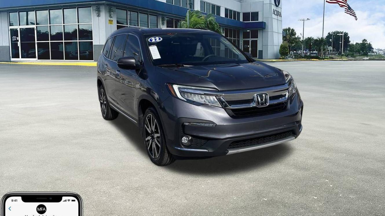 HONDA PILOT 2022 5FNYF5H60NB029174 image