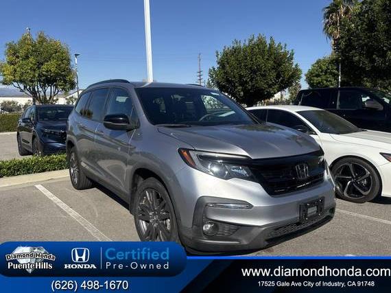 HONDA PILOT 2022 5FNYF6H37NB070185 image