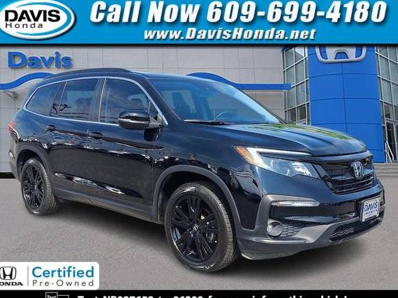 HONDA PILOT 2022 5FNYF6H28NB027658 image