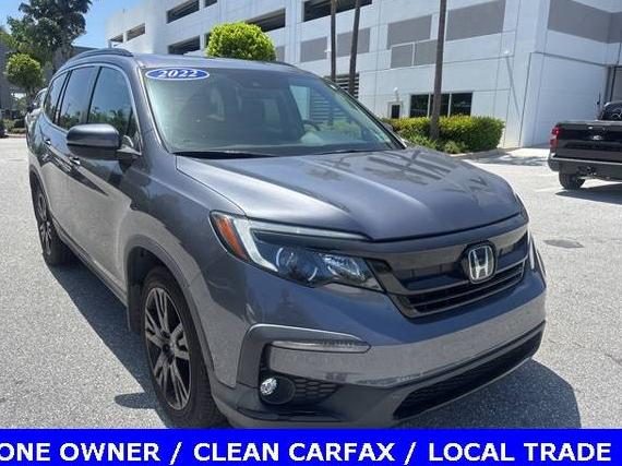 HONDA PILOT 2022 5FNYF6H27NB072073 image