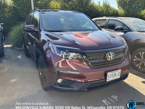 HONDA PILOT 2022 5FNYF6H23NB030287 image