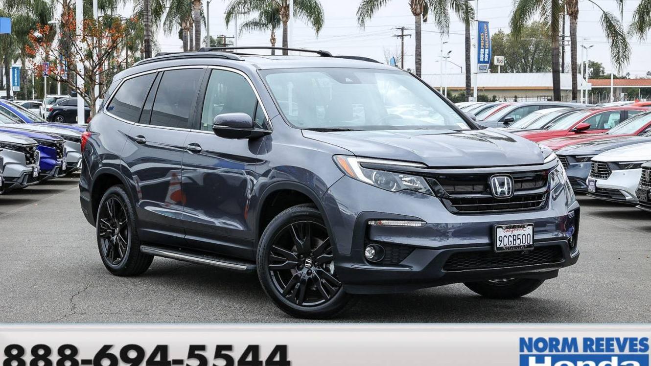 HONDA PILOT 2022 5FNYF5H27NB029251 image