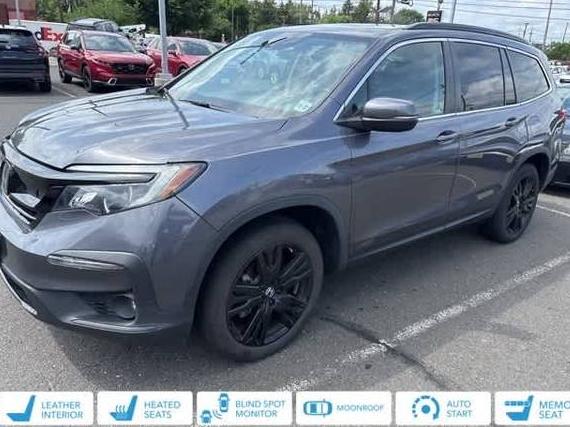 HONDA PILOT 2022 5FNYF6H23NB081014 image