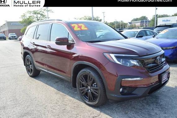 HONDA PILOT 2022 5FNYF6H25NB074873 image