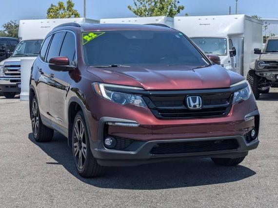 HONDA PILOT 2022 5FNYF5H21NB018097 image