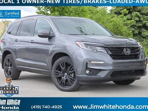 HONDA PILOT 2022 5FNYF6H20NB059861 image