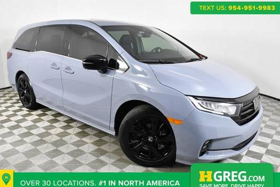 HONDA ODYSSEY 2023 5FNRL6H72PB036884 image
