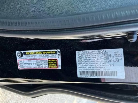 HONDA ODYSSEY 2023 5FNRL6H74PB029628 image