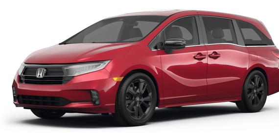 HONDA ODYSSEY 2023 5FNRL6H78PB044021 image