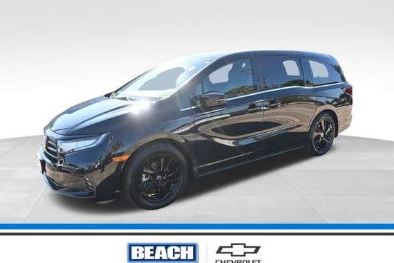 HONDA ODYSSEY 2023 5FNRL6H76PB042753 image