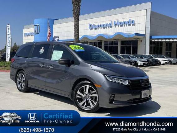 HONDA ODYSSEY 2023 5FNRL6H86PB004657 image
