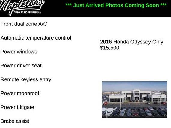 HONDA ODYSSEY 2016 5FNRL5H68GB128082 image