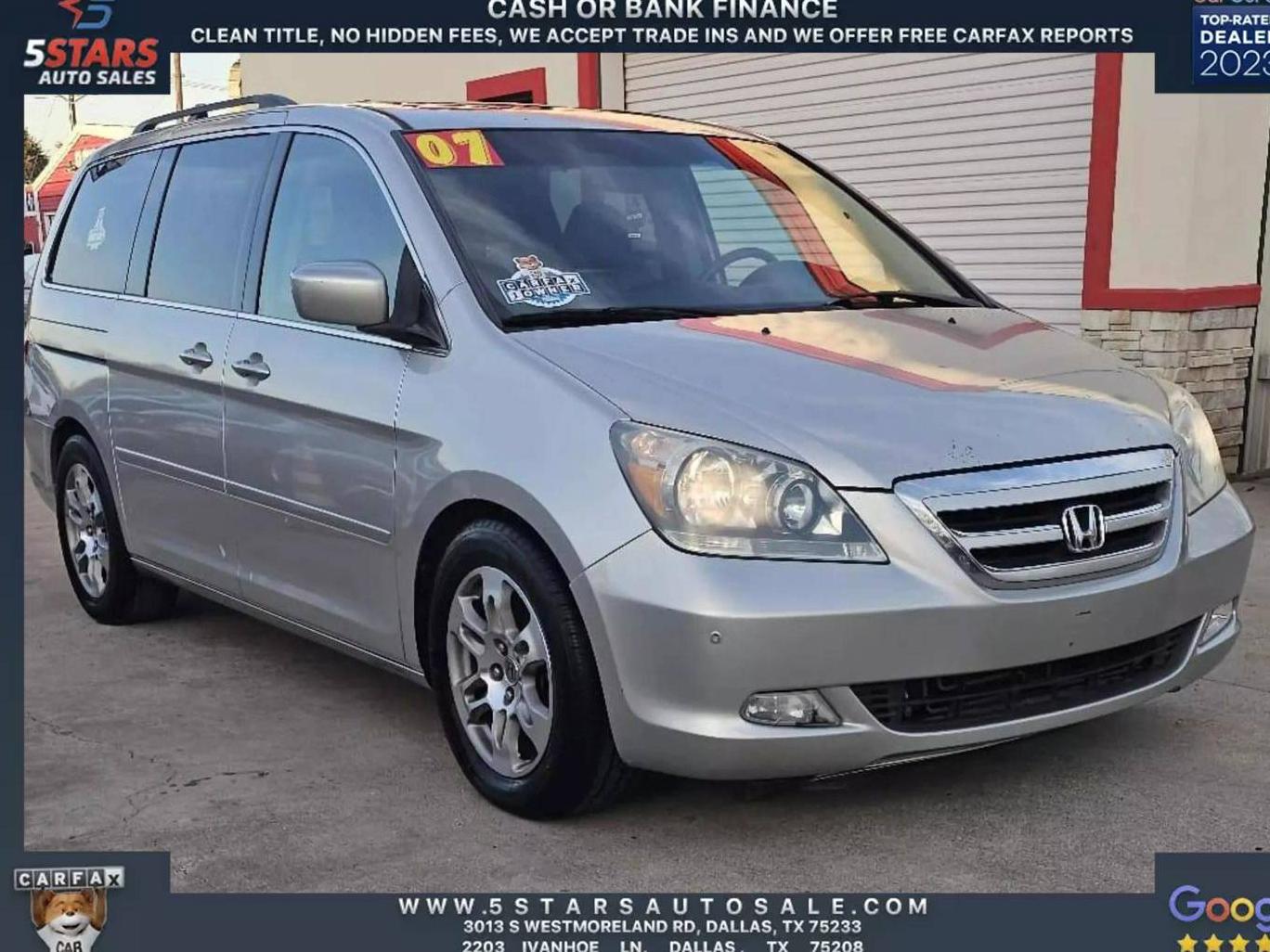 HONDA ODYSSEY 2007 5FNRL38817B056437 image