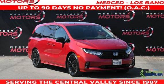 HONDA ODYSSEY 2024 5FNRL6H7XRB060322 image