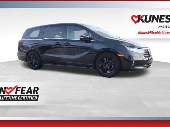 HONDA ODYSSEY 2024 5FNRL6H70RB044839 image